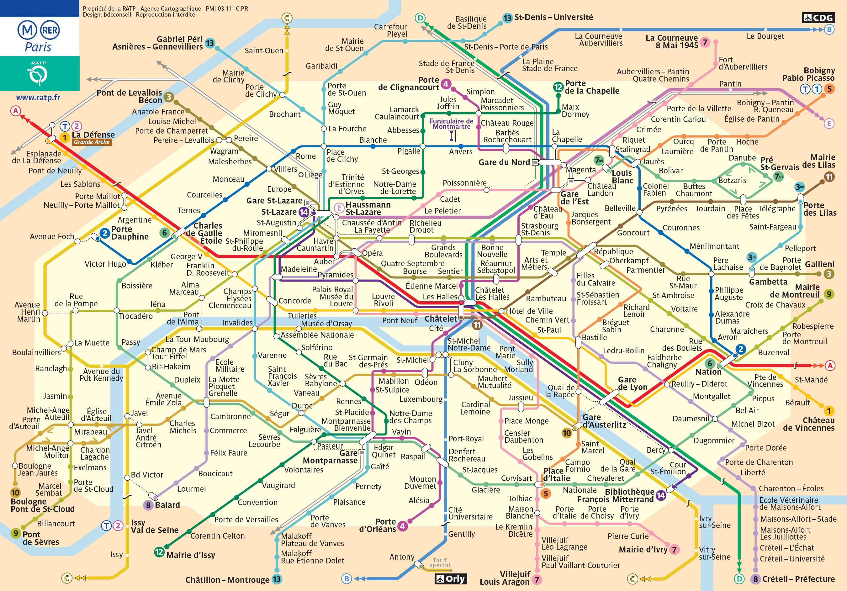 France Subway Map Pdf